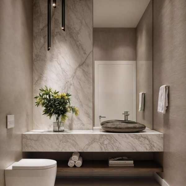 مغسلة رخام طبيعي ايطالي