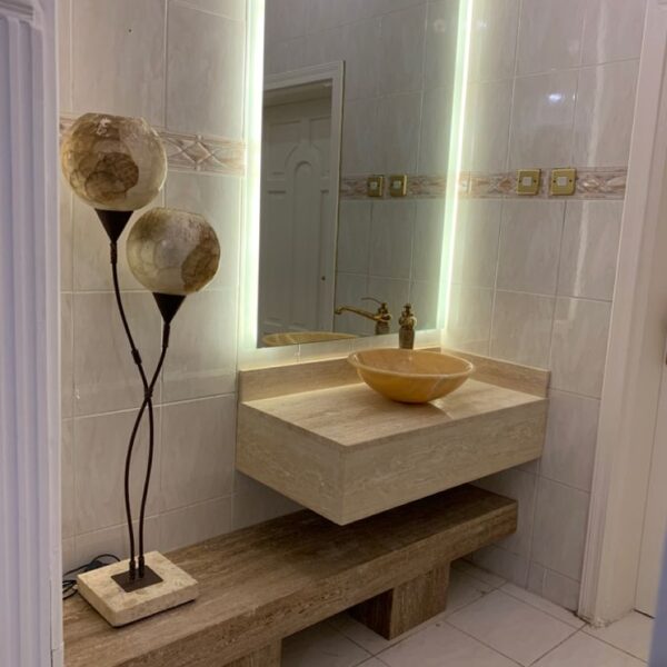 مغسلة ترفنتين طبيعي