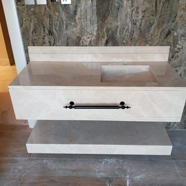 مغسلة رخام طبيعي